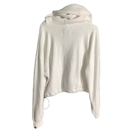 American Eagle California LA Hoodie White Women’s Large — Cropped, Cozy, Graphic - Picture 2 of 6